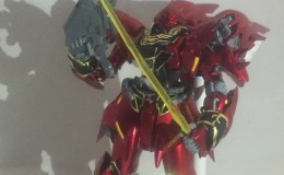 SpartanNerd and SpartanTeen Review…Neo Zeon Mobile Suit MSN-06S Sinanju “Ver-Ka” (Titanium&nbsp;Finish)